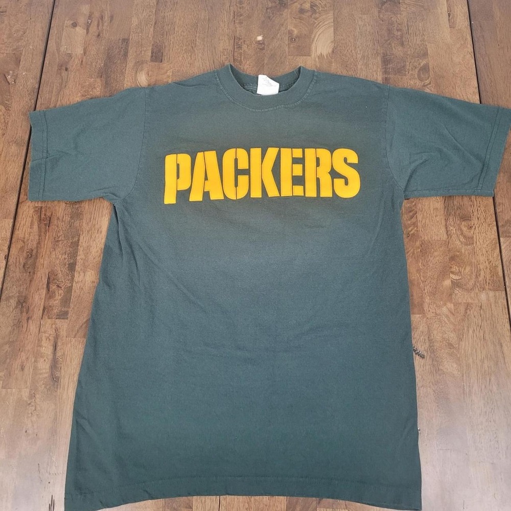 Vintage Green Bay Packers Brett Favre Men's Graphic T shirt Mirage Sz Small